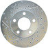 227.61041R by CENTRIC - Select Sport Drilled & Slotted Rotor, Right