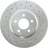 227.61044L by CENTRIC - Select Sport Drilled & Slotted Rotor, Left