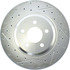 227.61045R by CENTRIC - Select Sport Drilled & Slotted Rotor, Right