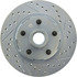 227.61053L by CENTRIC - Select Sport Drilled & Slotted Rotor, Left