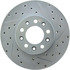 227.61057L by CENTRIC - Select Sport Drilled & Slotted Rotor, Left