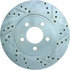 227.61072L by CENTRIC - Select Sport Drilled & Slotted Rotor, Left