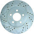 227.61072R by CENTRIC - Select Sport Drilled & Slotted Rotor, Right