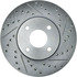 227.61082L by CENTRIC - Select Sport Drilled & Slotted Rotor, Left