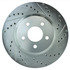 227.61086L by CENTRIC - Select Sport Drilled & Slotted Rotor, Left