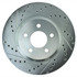 227.61086R by CENTRIC - Select Sport Drilled & Slotted Rotor, Right