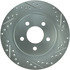 227.61087L by CENTRIC - Select Sport Drilled & Slotted Rotor, Left