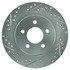 227.61087R by CENTRIC - Select Sport Drilled & Slotted Rotor, Right