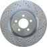 227.61089L by CENTRIC - Select Sport Drilled & Slotted Rotor, Left