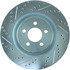 227.61089R by CENTRIC - Select Sport Drilled & Slotted Rotor, Right