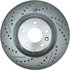 Centric 227.61102R Disc Brake Rotor Select Sport Drilled & Slotted Rotor, Right