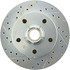 227.62000R by CENTRIC - Select Sport Drilled & Slotted Rotor, Right