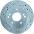 227.62007R by CENTRIC - Select Sport Drilled & Slotted Rotor, Right