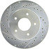 227.62010R by CENTRIC - Select Sport Drilled & Slotted Rotor, Right