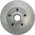227.62012R by CENTRIC - Select Sport Drilled & Slotted Rotor, Right