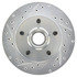 227.62013R by CENTRIC - Select Sport Drilled & Slotted Rotor, Right