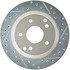 227.62041L by CENTRIC - Select Sport Drilled & Slotted Rotor, Left