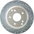 227.62041R by CENTRIC - Select Sport Drilled & Slotted Rotor, Right