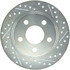 227.62045L by CENTRIC - Select Sport Drilled & Slotted Rotor, Left