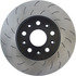 126.62162 by CENTRIC - Centric Premium OE Style Slotted Brake Rotor