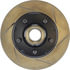 Centric 126.65031SL Disc Brake Rotor and Hub Assembly StopTech Sport Slotted