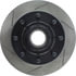 Centric 126.65045CSR Disc Brake Rotor and Hub Assembly Cryo Sport Slotted Rotor, Right