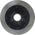 Centric 126.65046CSL Disc Brake Rotor and Hub Assembly Cryo Sport Slotted Rotor, Left