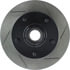 Centric 126.65040CSL Disc Brake Rotor and Hub Assembly Cryo Sport Slotted Rotor, Left