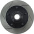 Centric 126.65040CSR Disc Brake Rotor and Hub Assembly Cryo Sport Slotted Rotor, Right