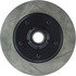 Centric 126.65080SL Disc Brake Rotor and Hub Assembly StopTech Sport Slotted