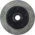 Centric 126.65080SR Disc Brake Rotor and Hub Assembly StopTech Sport Slotted