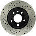Centric 127.02006R Slotted Drilled Rotor