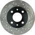 127.04001L by CENTRIC - Slotted Drilled Rotor