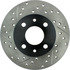 127.04001R by CENTRIC - Slotted Drilled Rotor