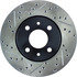 127.04002R by CENTRIC - Slotted Drilled Rotor