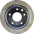 127.20010L by CENTRIC - Slotted Drilled Rotor