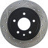 127.20013R by CENTRIC - Slotted Drilled Rotor