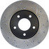 127.20014L by CENTRIC - Slotted Drilled Rotor