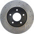 127.20014R by CENTRIC - Slotted Drilled Rotor