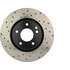 127.20015R by CENTRIC - Slotted Drilled Rotor