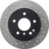 Centric 127.22004R Disc Brake Rotor Slotted Drilled Rotor