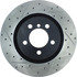 127.22015R by CENTRIC - Slotted Drilled Rotor