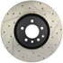 127.22022L by CENTRIC - Slotted Drilled Rotor