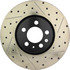 127.33049L by CENTRIC - Slotted Drilled Rotor