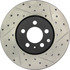 127.33059L by CENTRIC - Slotted Drilled Rotor