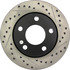 127.33067L by CENTRIC - Slotted Drilled Rotor