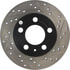 Centric 127.33068L Disc Brake Rotor Slotted Drilled Rotor