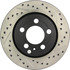 127.33069L by CENTRIC - Slotted Drilled Rotor