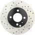 127.33023R by CENTRIC - Slotted Drilled Rotor