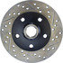 127.33035L by CENTRIC - Slotted Drilled Rotor